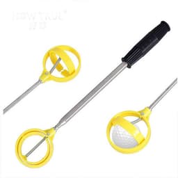 image-Cross-border hot selling golf ball picker golf ball picker golf ball scoop antenna pole 8 sections double ring