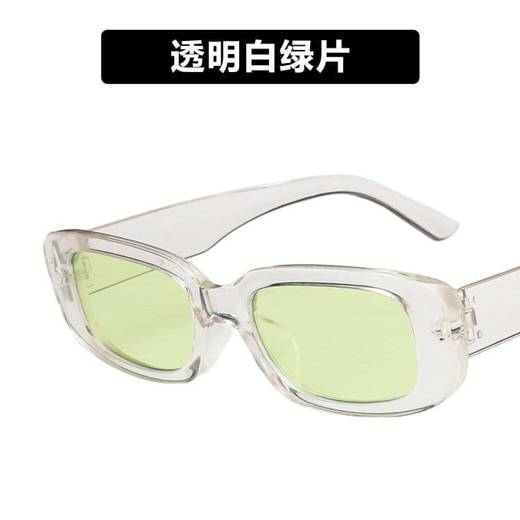image-Ke Dun Square Sunglasses - Black Punk Style UV400