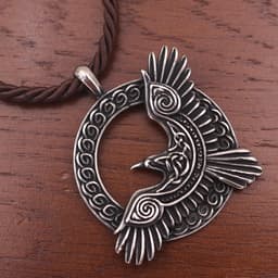 image-Viking Crow Titanium Steel Necklace - Popular Jewelry Amulet Pendant