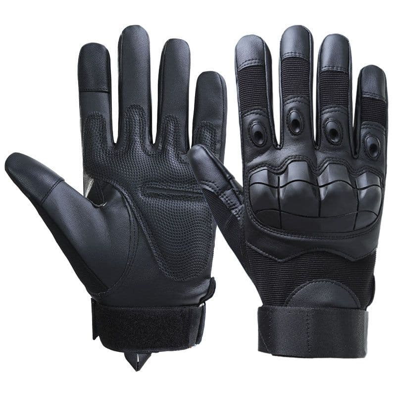 image-Outdoor Tactical Gloves - Black Long Finger
