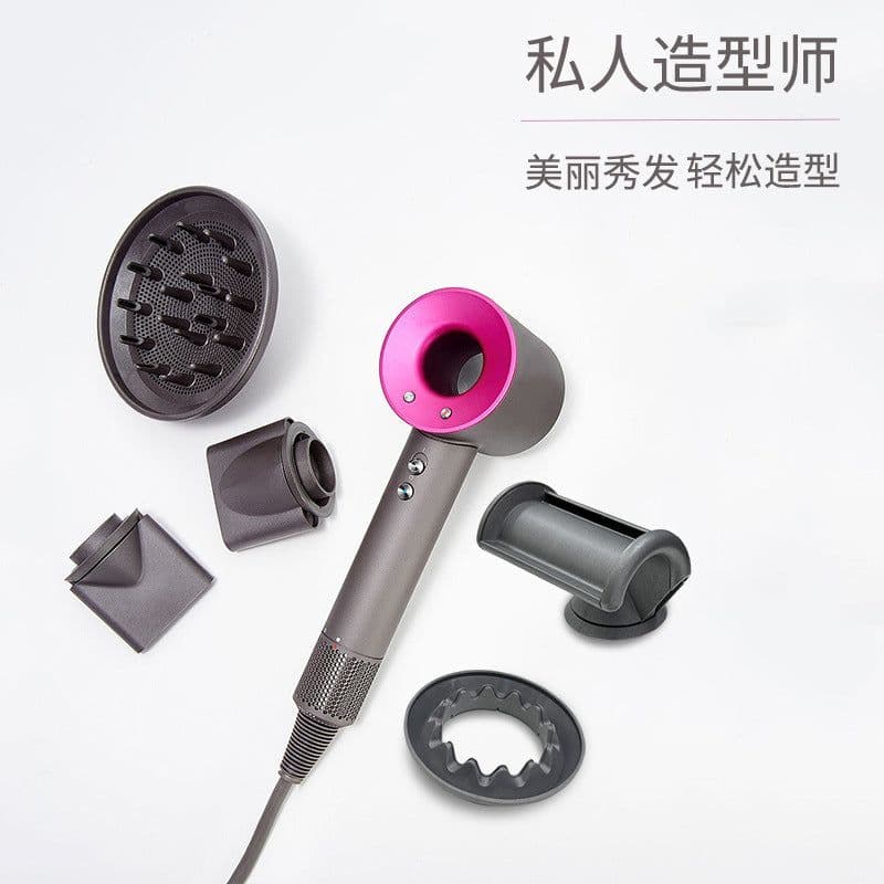 image-High Speed Hair Dryer - Purple 1600W DC Motor