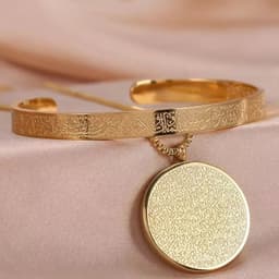 image-Boxiang Jewelry Stainless Steel Arabic Necklace Rose Gold