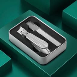 image-Large opening nail clippers anti-splash nail clippers oblique nail clippers gear switch new nail clippers high-end home use