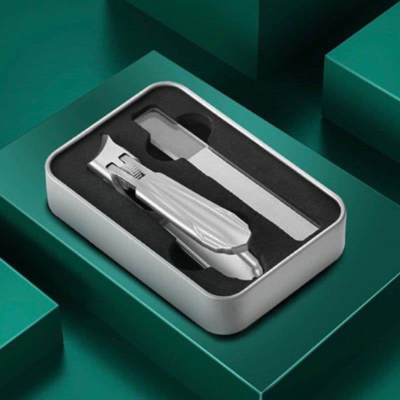 image-Large opening nail clippers anti-splash nail clippers oblique nail clippers gear switch new nail clippers high-end home use