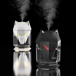 image-2021 new wolf wolf humidifier USB mini colorful lights indoor desktop air purification hydrating spray moisturizing