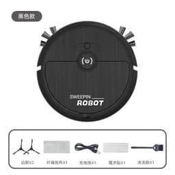 image-Smart Robot Vacuum Cleaner - Army Green 1000Pa