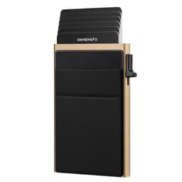 image-Men's Aluminum RFID Card Holder - 2023 Innovative Design