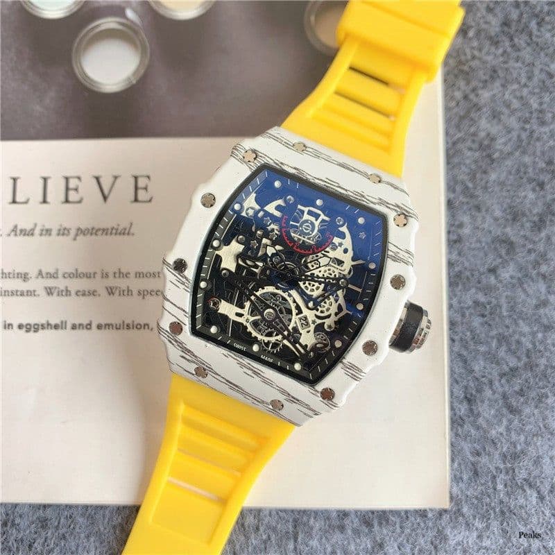 image-Men's Casual Business Watch 43mm Stainless Steel Quart Dial