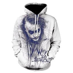image-2022 Cross-border 3D Fashion Printing Hooded Casual Loose Round Neck Sweater 3D Trendy Casual Sweater