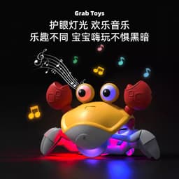 image-Sensor Escape Crab Toy - Orange Induction Interactive