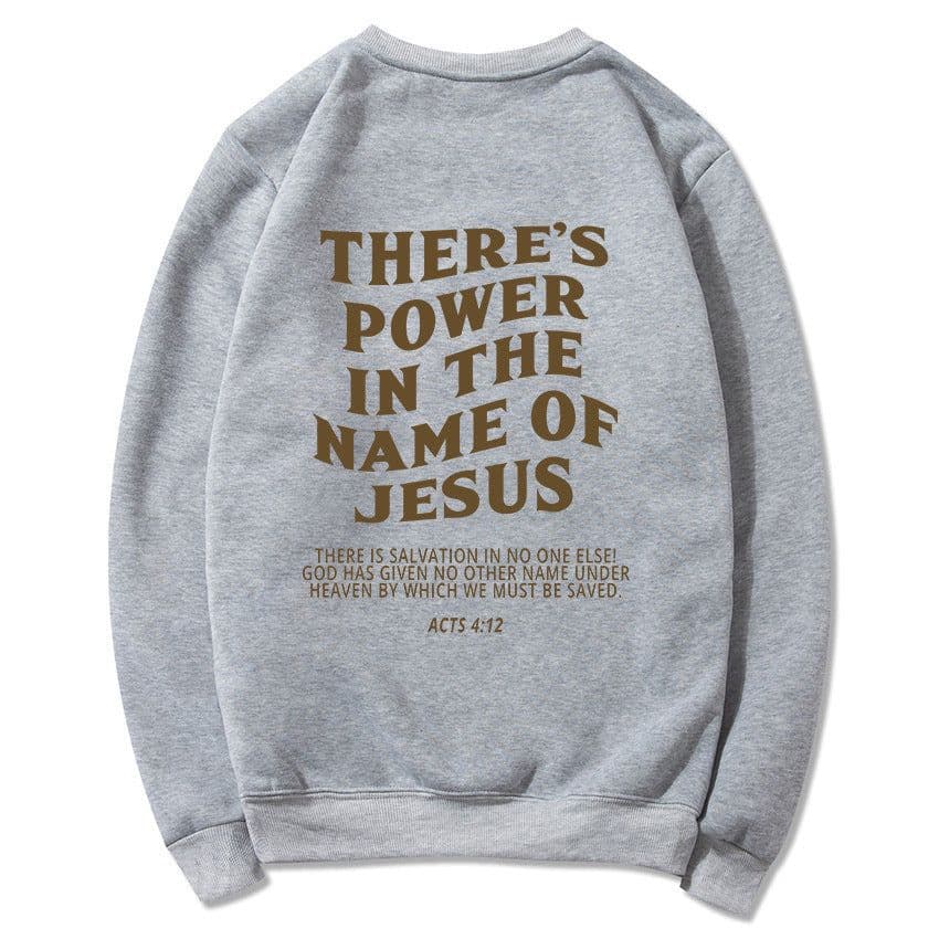 image-Spring and Autumn Solid Color Polyester Round Neck Printed Women's Fleece Jacket Men's and Women's Loose Pullover Tops