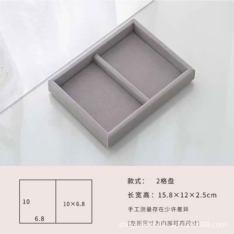 image-Jewelry Storage Tray - Desktop Organizer