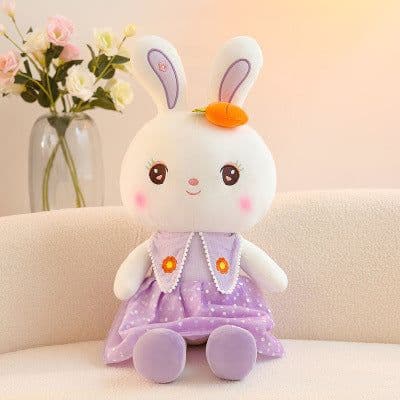 image-Cute Rabbit Plush Toy - 110cm Soft Pillow Doll