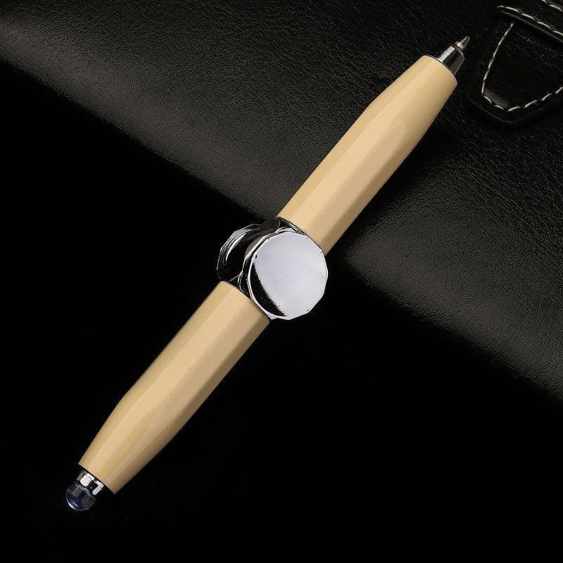 image-Wei Zhuang Fidget Gyro Pen - Black, 10.5*1.5cm Metal, 36g