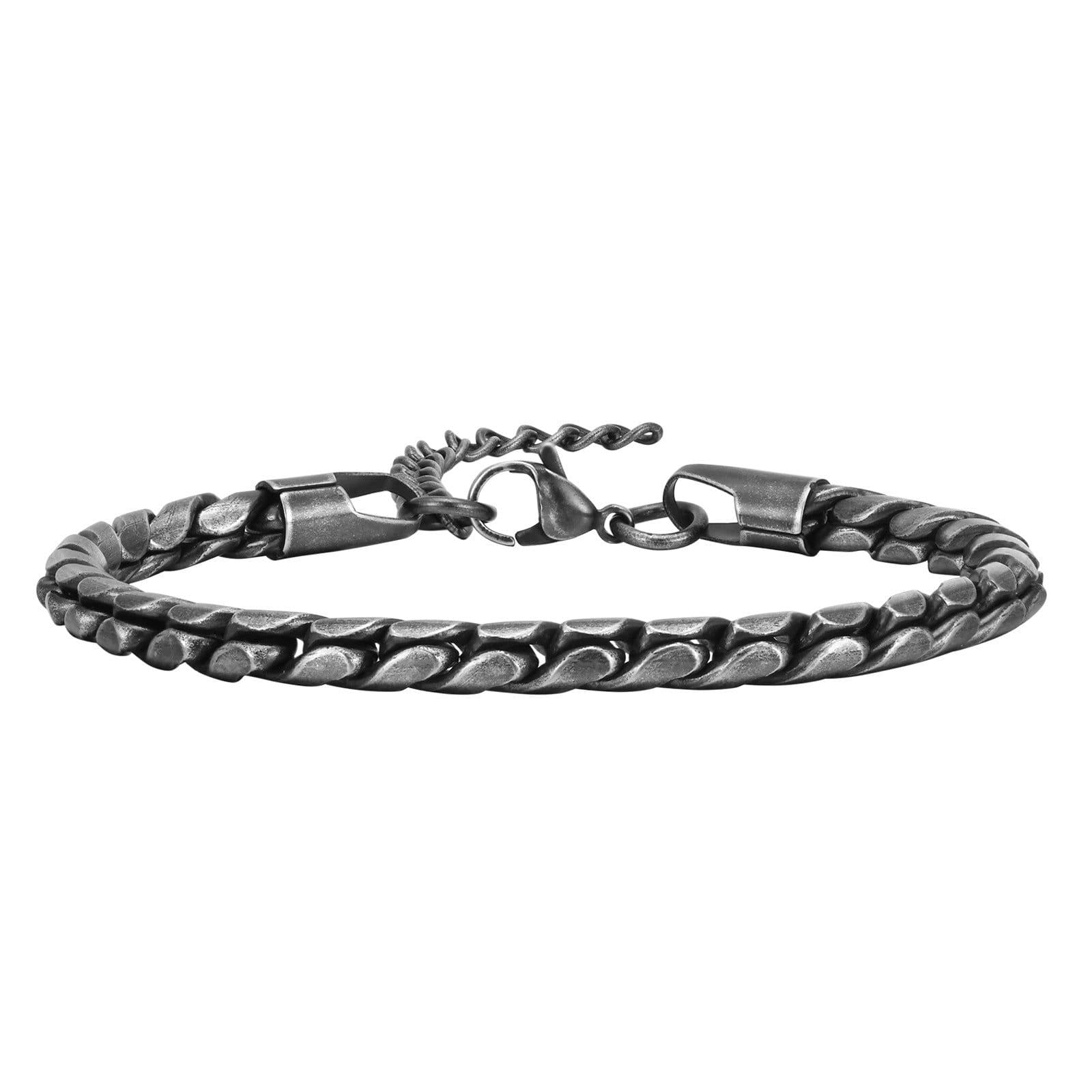 image-Men's Stainless Steel Hip-Hop Chain Bracelet