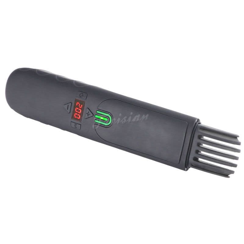 image-Men's Electric Beard Straightener Comb - USB Rechargeable