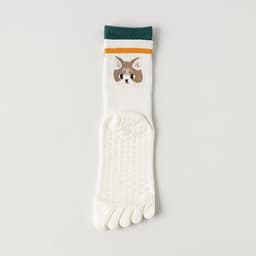 image-Yoga Socks Women's Non-Slip Five-Toe Cotton