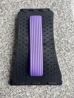 image-Yoga Stretch Belt - Lumbar Spine Relief, Purple, PP Material