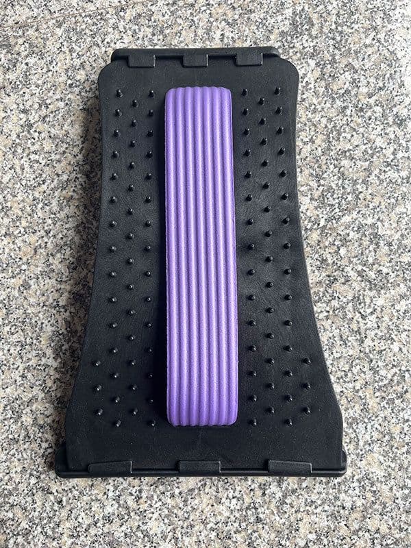 image-Yoga Stretch Belt - Lumbar Spine Relief, Purple, PP Material