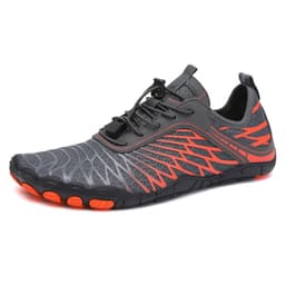 image-Five-Finger River Tracing Shoes - Gray Orange Hiking Cycling Shoes