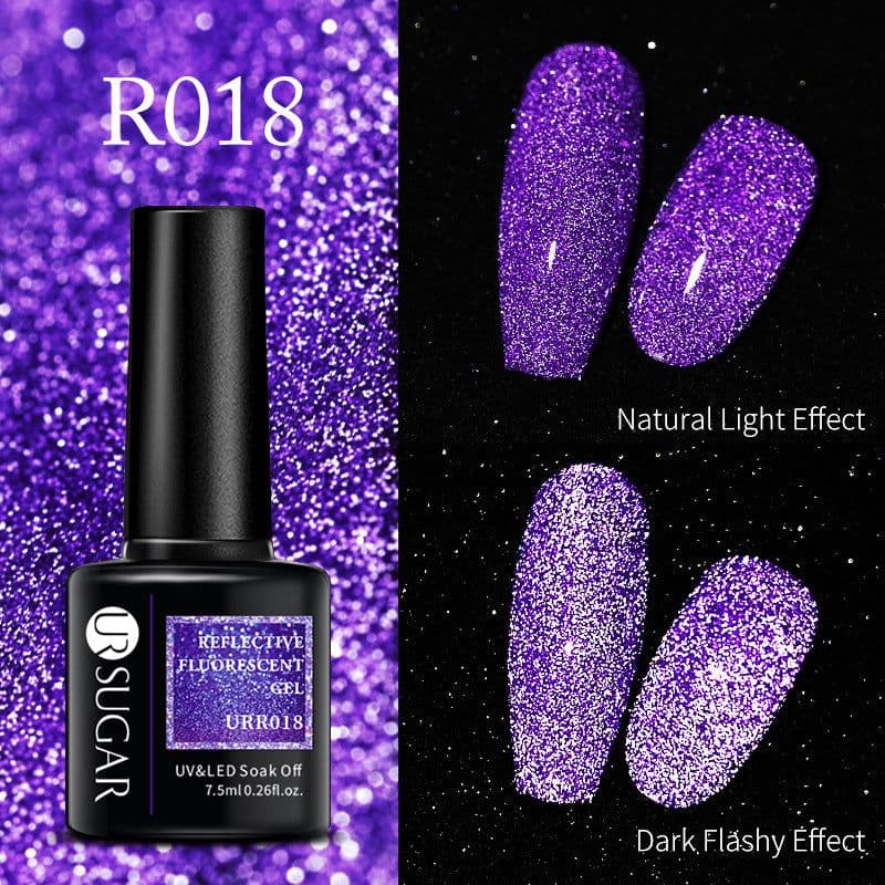 image-Fluorescent Reflective Manicure Gel - UR 2022 Phototherapy Jelly 7.5ml