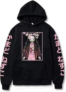 image-Men's & Women's Anime Hooded Hoodie - Large Size