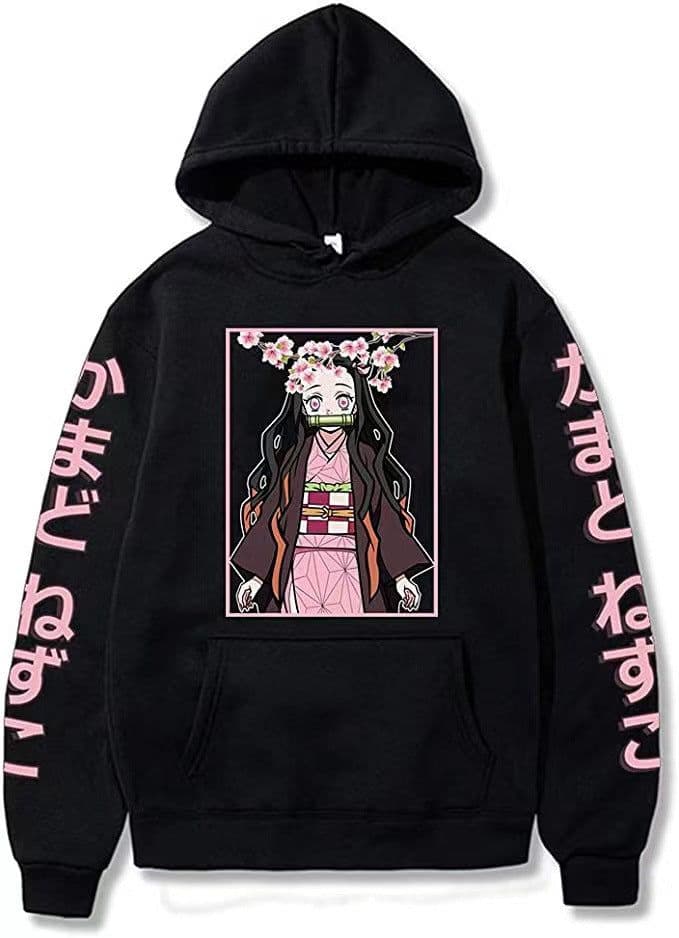 image-Men's & Women's Anime Hooded Hoodie - Large Size