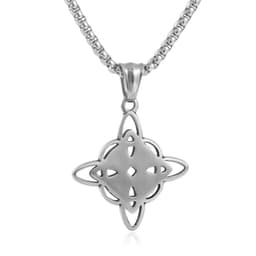 image-Vintage Gold Celtic Knot Pendant - Titanium Steel, Men's Trend