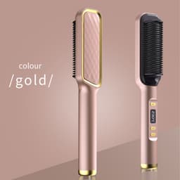 image-Hot Selling LCD Hair Straightener Comb - Ionic