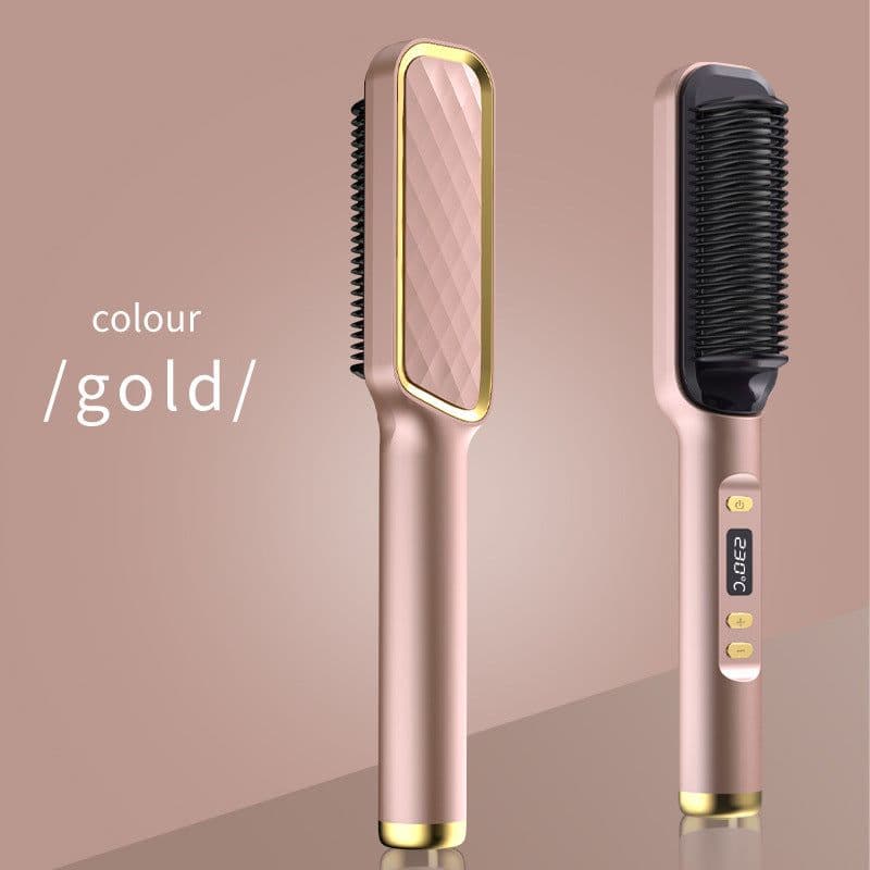 image-Hot Selling LCD Hair Straightener Comb - Ionic