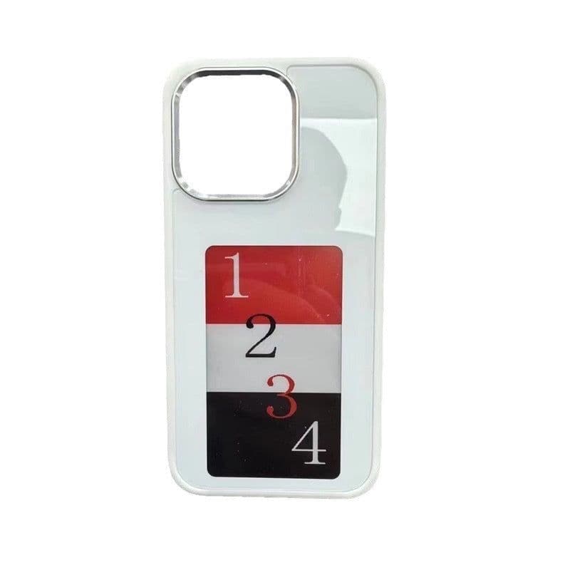 image-DIY Ink Screen Phone Case for iPhone 14/15Pro - Black, Shockproof, NFC