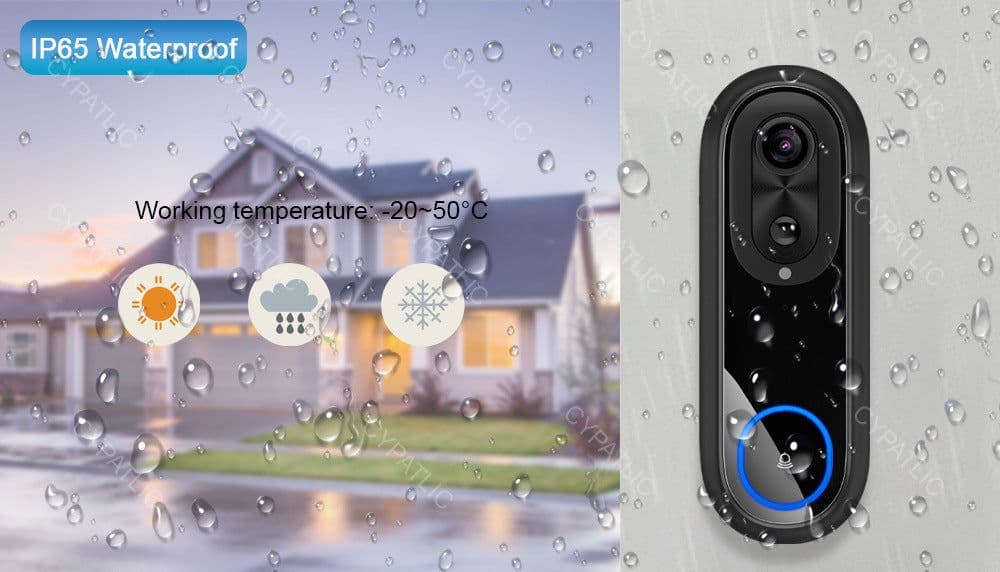 image-Sectelli W5 Video Doorbell Camera 1080P WiFi