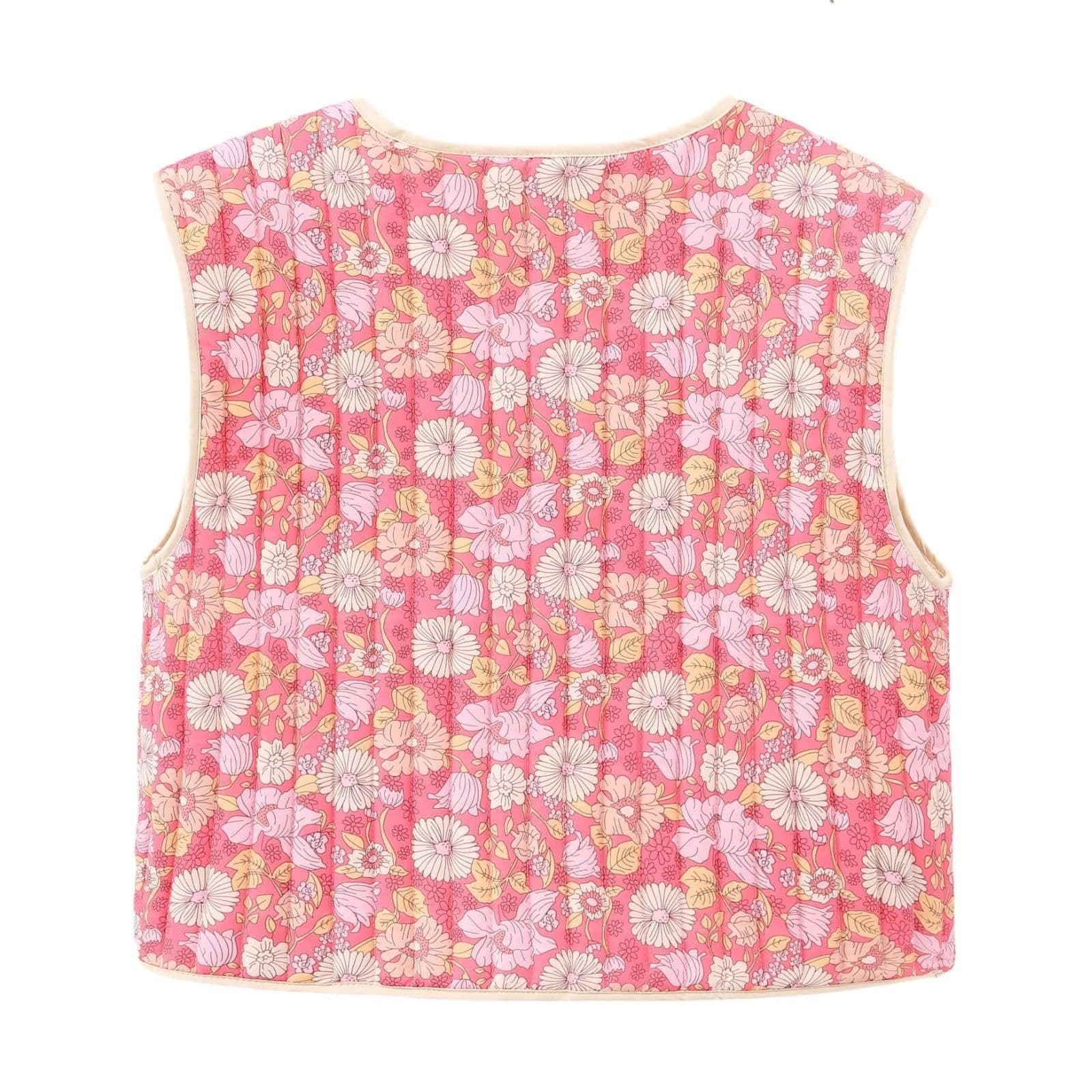 image-Women's Cotton Vest Watermelon Red XS V-Neck