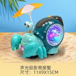 image-Electric Snail Toy - Light Music Kids 4-6 Years