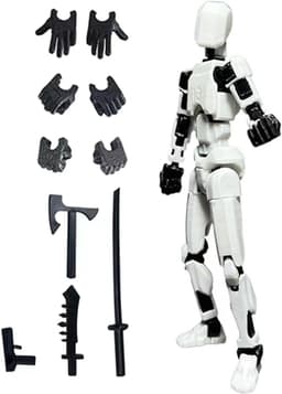 image-3rd Gen Lucky Articulated Toy Soldier, 13 Movable Parts, DIY 3D Printing, Ages 3-6