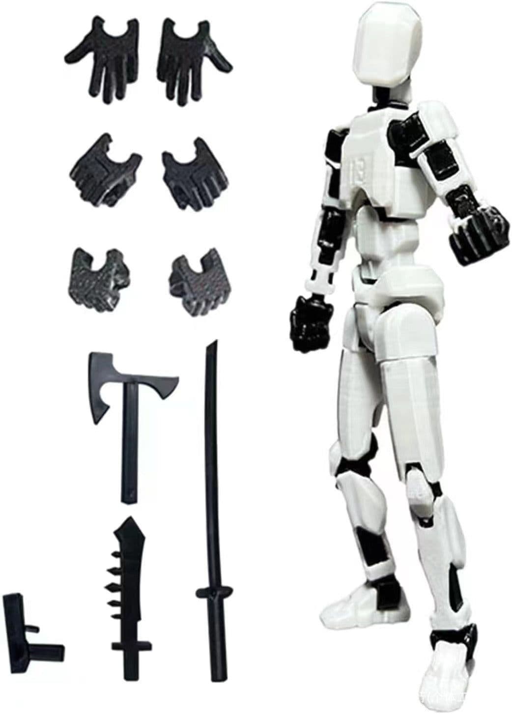 image-3rd Gen Lucky Articulated Toy Soldier, 13 Movable Parts, DIY 3D Printing, Ages 3-6
