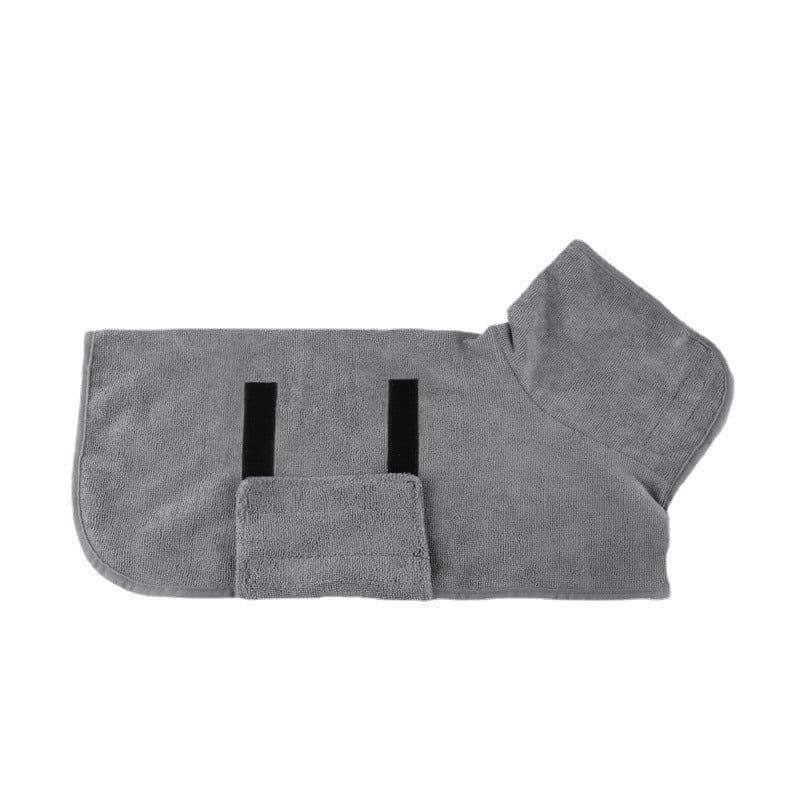 image-QK Dog Bath Towel - Brown Fiber Absorbent