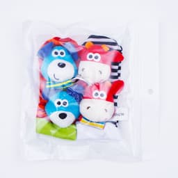 image-Sozzy Baby Rattle Socks Wrist Strap 0-1Y