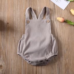 image-Bamboo Fiber Romper - Pink Sleeveless 100cm