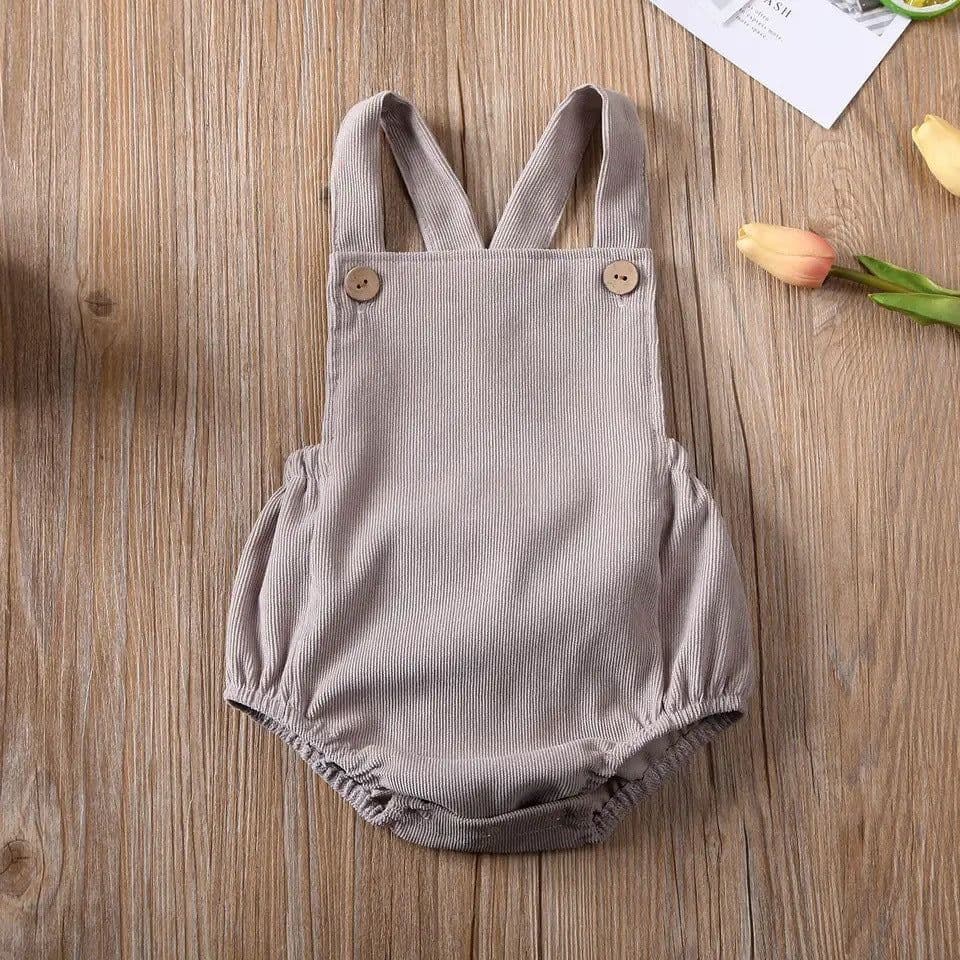 image-Bamboo Fiber Romper - Pink Sleeveless 100cm