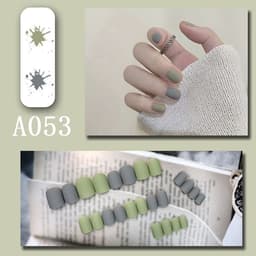 image-Internet celebrity new fake nails wearable nails finished nail patches nail art patches removable nail patches nail art accessories