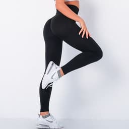 image-COCI Yoga Pants Women High Waist Seamless - Champagne XL
