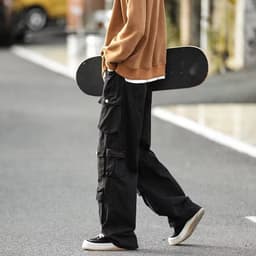 image-American tide brand assault trousers men's spring and autumn new high street vintage functional wind tooling casual trousers