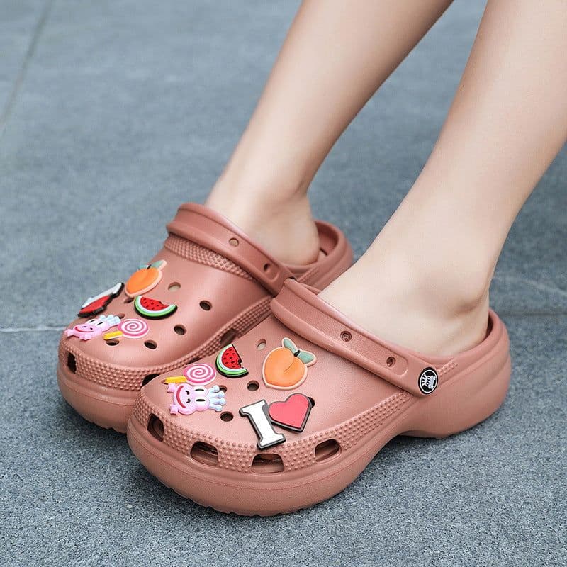 image-Teacup Mouse Clogs - White EVA Sole Korean Style