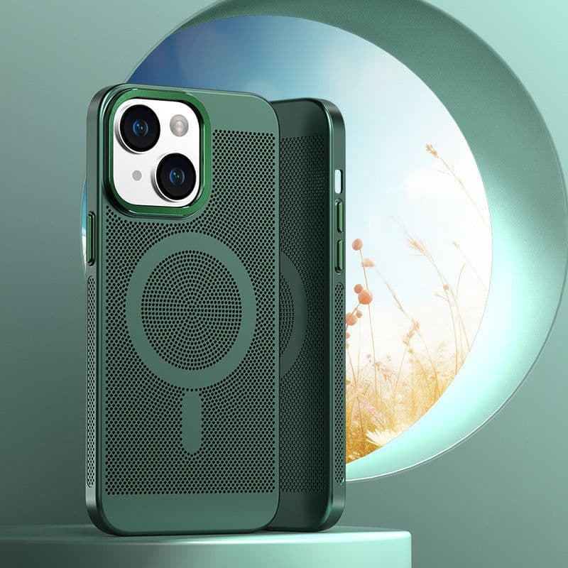 image-Apple 14 Magnetic Phone Case, Ultra-Thin Cooling, iPhone 13, 12 Pro Max