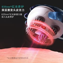 image-Four-Claw Head Massager USB-C Rechargeable