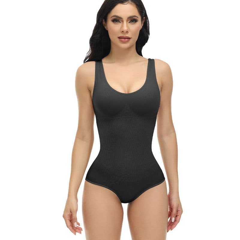 image-European and American one-piece corsets to control abdomen, lift buttocks, shape and shape women's postpartum waist underwear, elastic body corset