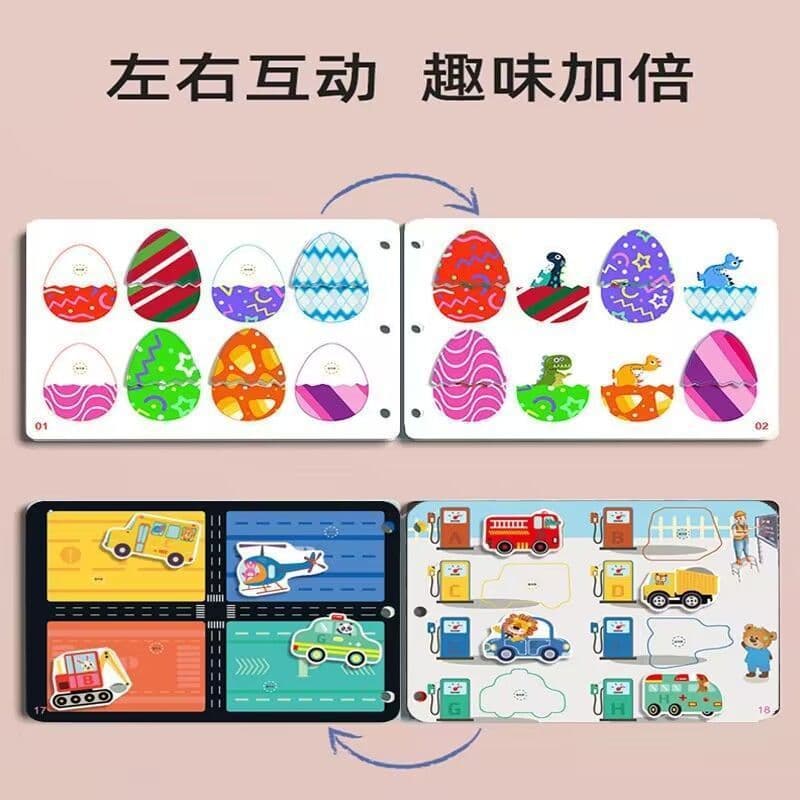 image-Baby Quiet Book Velcro - Cognitive Early Education 3-6Y