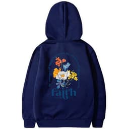 image-Women's Alphabet Print Hoodie Sweater Khaki XXXL