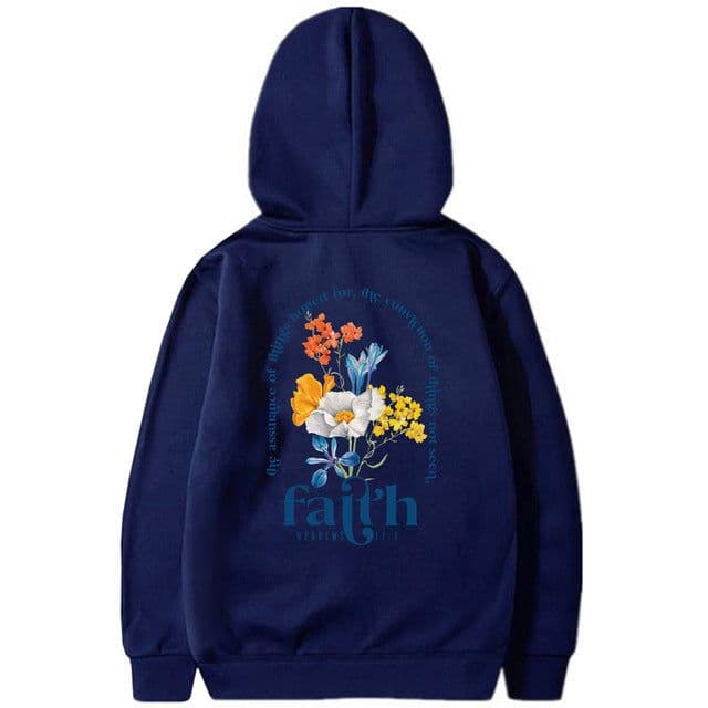 image-Women's Alphabet Print Hoodie Sweater Khaki XXXL